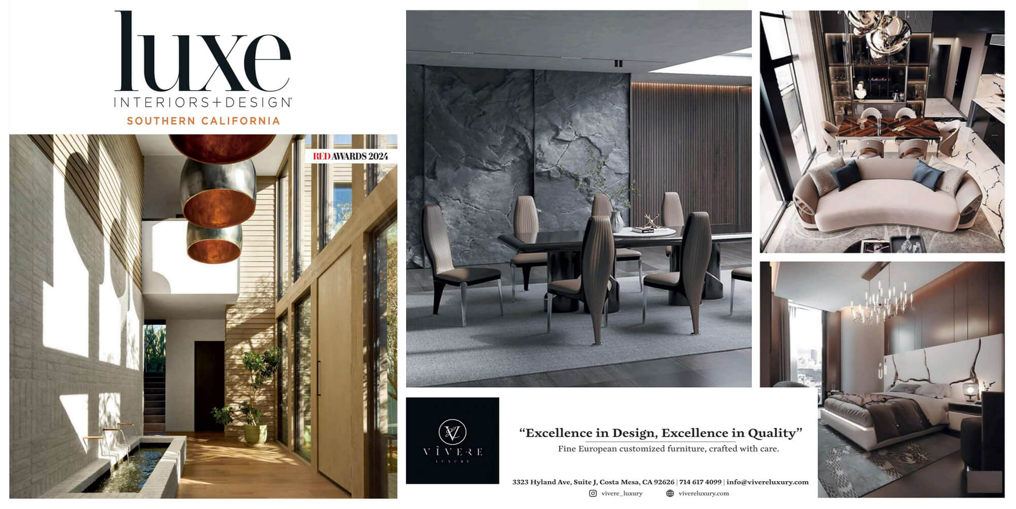 Luxe Interiors + Design (Southern California) – Vivere Luxury