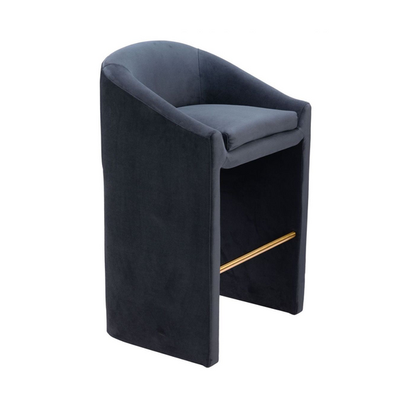 Emas Barstool in Midnight Gray