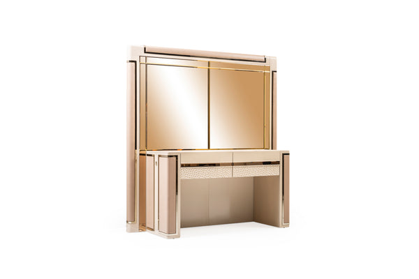 Montclair Dresser & Mirror in Desert Tan