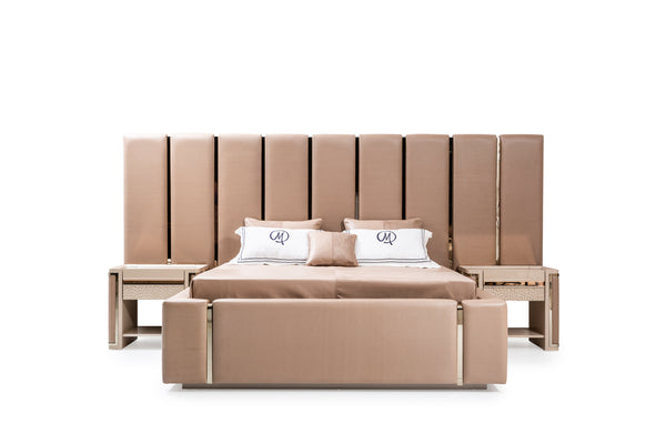 Montclair Bed with storage in Desert Tan