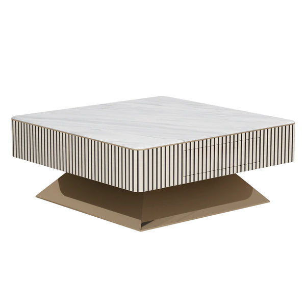 The Boonsboro Marble Coffee Table Square