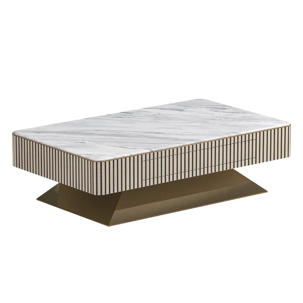 The Boonsboro Rectangle Marble Coffee Table