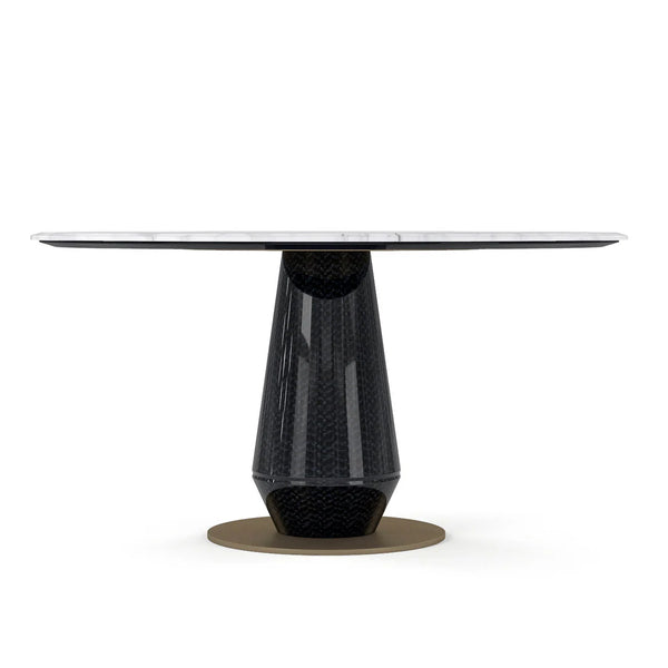 De Niro Modern Round Marble Dining Table 54"
