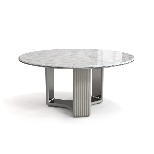 Hackman Modern Round Marble Dining Table.
