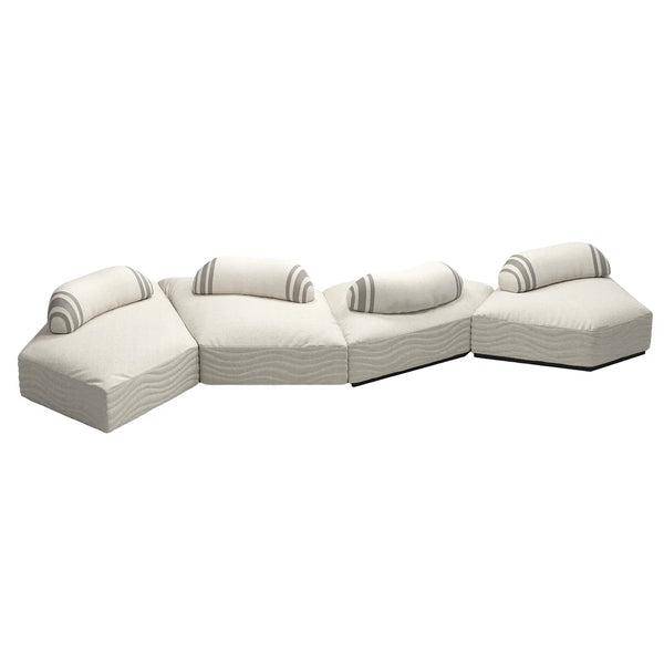 Highland Beach Cream Modular Sofa Sectional