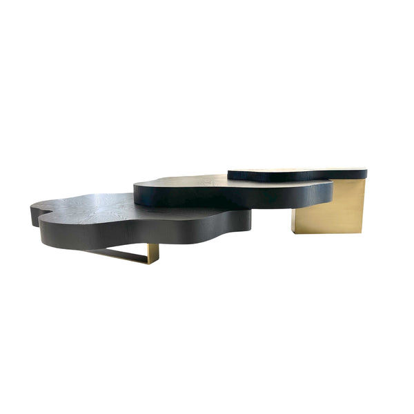 Astor Dark Wood Cascading Coffee Table