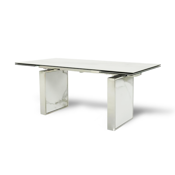 Bedford Ceramic Motorized Extendable Dining Table