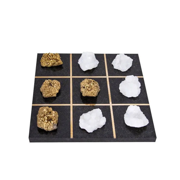 Agate Tic Tac Toe Marble Set