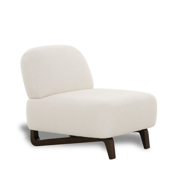 Baudin White Boucle Chair