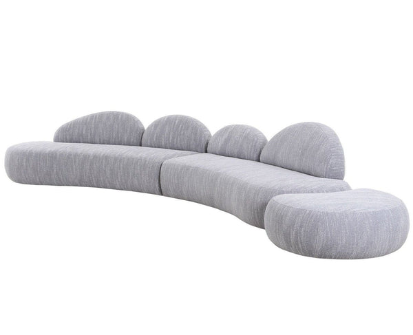 Ritson 3Pc Grey Sectional